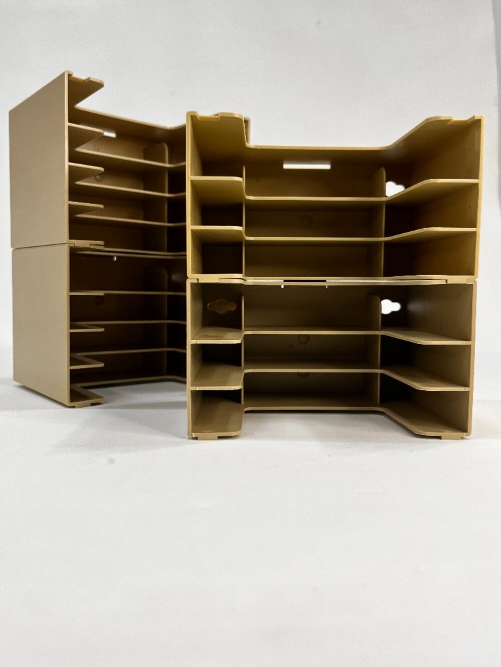 [4] Vintage Readers Digest Interlocking Cassette Holder Storage Holds 14 Tapes